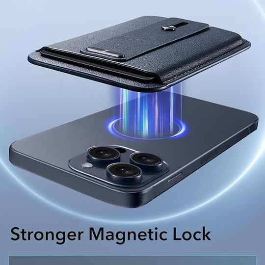 ESR MagSafe Card Case Magnetic Wallet HaloLock in Blue color