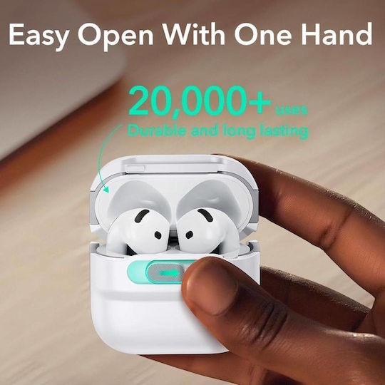 ESR Case Silicone in White color for Apple AirPods 4