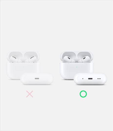 Ringke Layered Silicone Case with Keychain White for Apple AirPods Pro