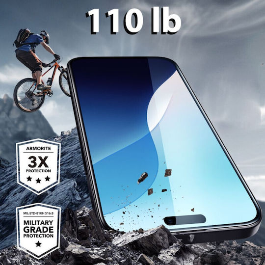 ESR Armorite Tempered Glass Μαύρο (iPhone 16 Pro Max)