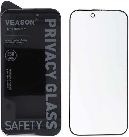 Veason Privacy Full Face Tempered Glass Black (iPhone 11)