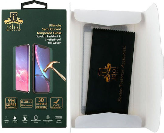 Idol 1991 Edge 3D 0.3mm Gehärtetes Glas Schwarz (Motorola Edge 50 Ultra) 8365126