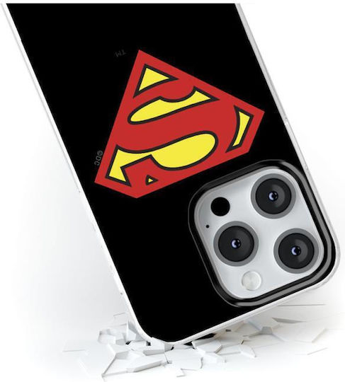 Dc Comics Задна корица Силикон Черен (iPhone 15 Pro)