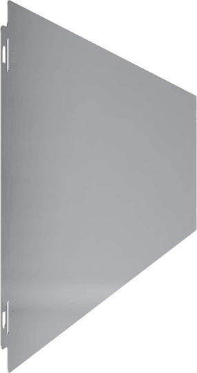 vidaXL Metallgartenbordüre in Weiß Farbe 1.03m x 20cm