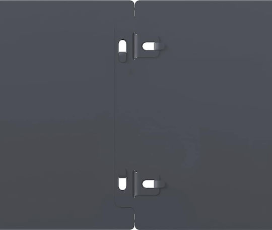 vidaXL Metal Garden Border in Gray Color 1.03m x 15cm