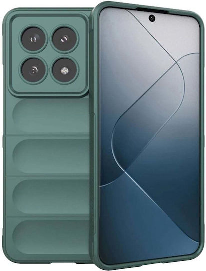 Techsuit Magic Back Cover Plastic / Silicone Green (Xiaomi 14T)