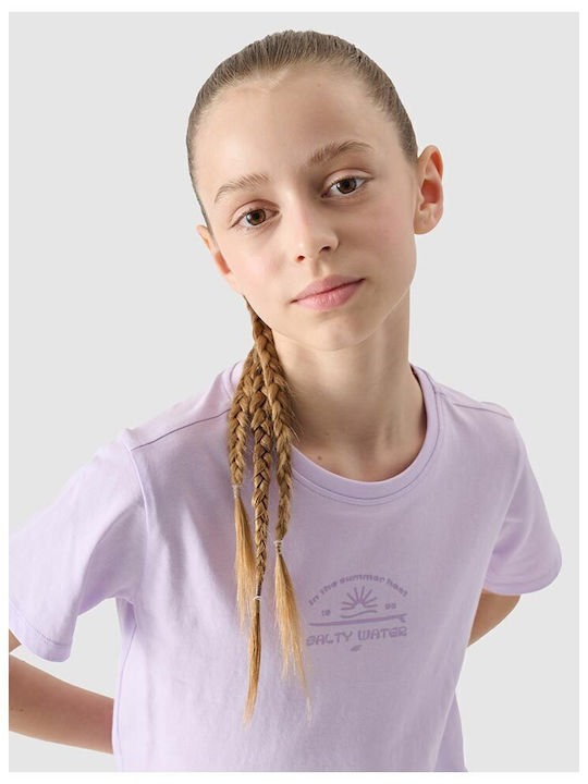 Παιδικό T-shirt Μωβ