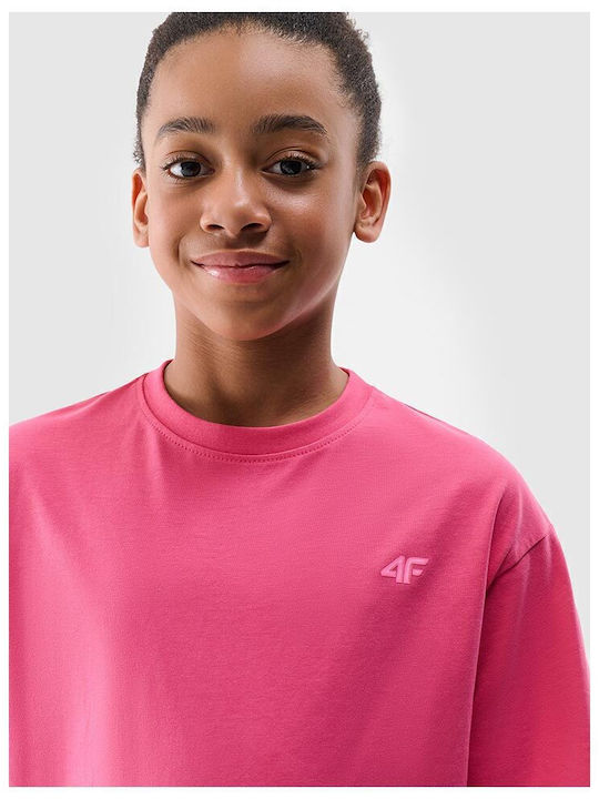 Kinder-T-Shirt Fuchsie