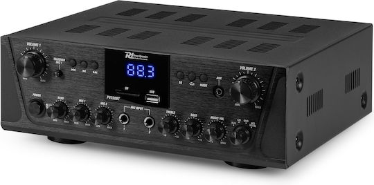 Power Dynamics PV220BT Τελικός Ενισχυτής Hi-Fi Stereo 953.030 Μαύρος