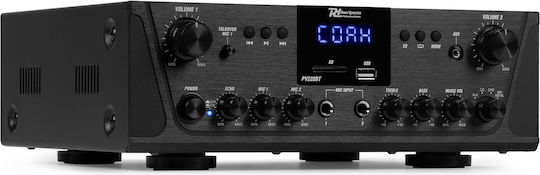 Power Dynamics PV220BT Τελικός Ενισχυτής Hi-Fi Stereo 953.030 Μαύρος