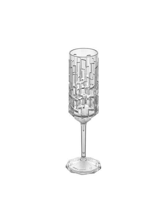 Set of Glasses Champagne made of Plastic Stemmed 180ml 10pcs