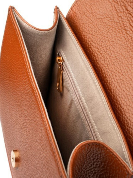 Leder Damentasche Umhängetasche Tabac Braun