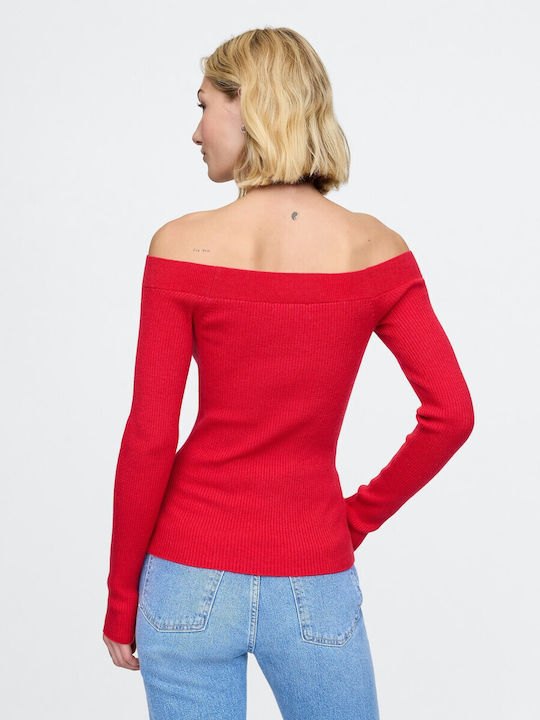 Women's Sweater Woolen modern red