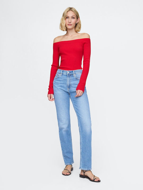 Women's Sweater Woolen modern red