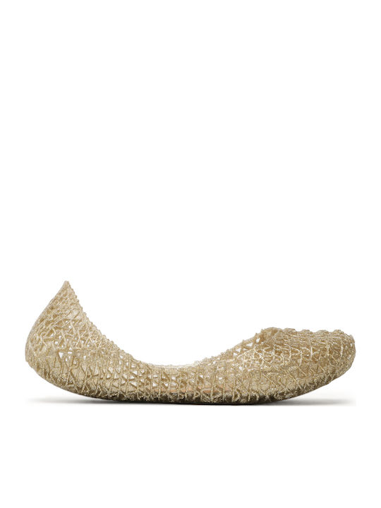 Kids Ballerinas Gold Campana Papel