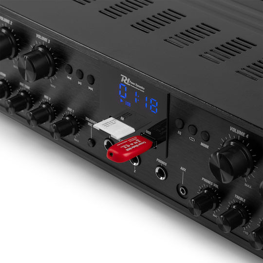 Power Dynamics PV260BT Τελικός Ενισχυτής Hi-Fi Stereo 953.034 Μαύρος