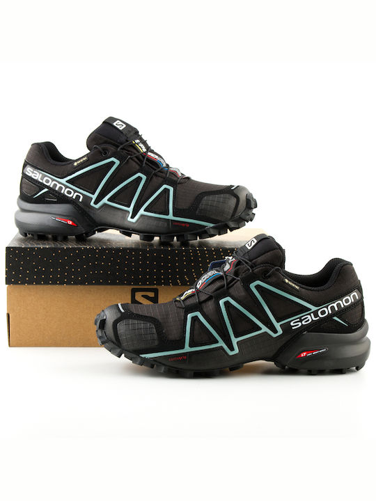 Salomon Sport Shoes Running Black Waterproof with Gore-Tex Membrane