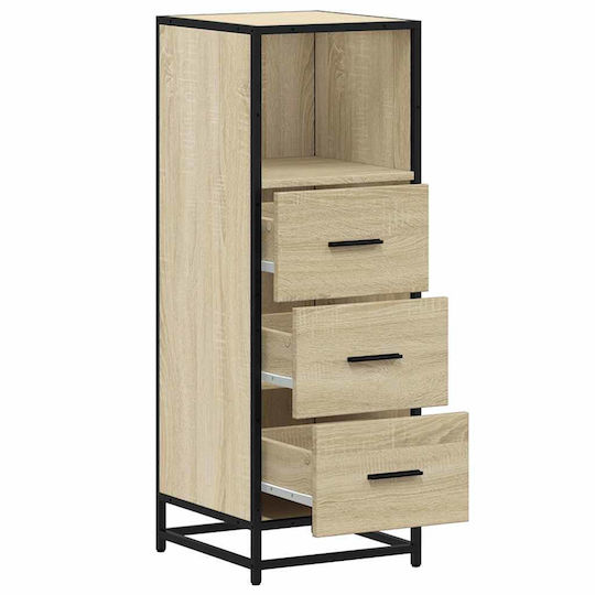 vidaXL Cabinet de baie L35xA37.5xÎ100cm Sonoma