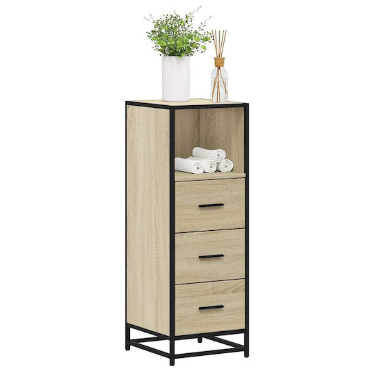 vidaXL Cabinet de baie L35xA37.5xÎ100cm Sonoma