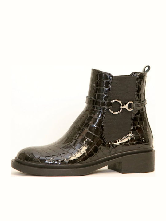 Leather Women's Chelsea Boots Black