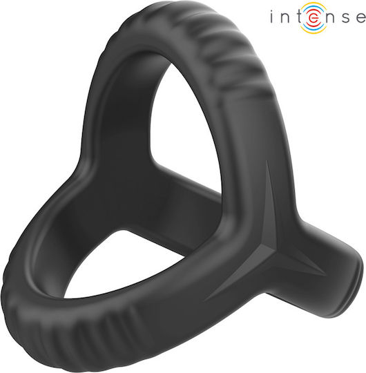 Intense Δαχτυλίδι Πέους Σιλικόνης Μαύρο D-241980