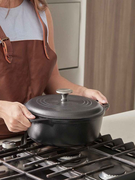 Victoria Dutch Oven Round Cast Iron 3.8lt 1pcs