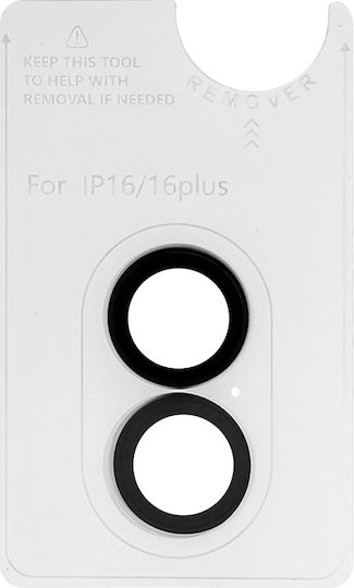 Powertech Kameraschutz Gehärtetes Glas Transparent für das iPhone 16 Plus