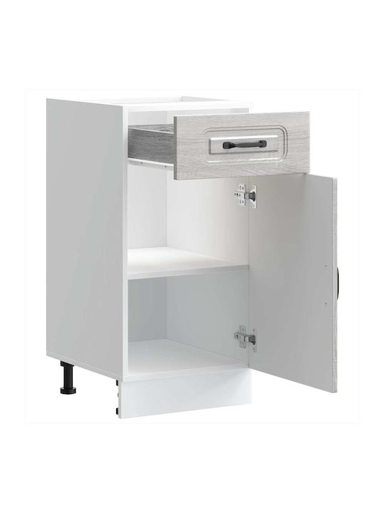 Kalmar Επιδαπέδιο Ντουλάπι Γκρι Sonoma 40x46x81.5εκ.