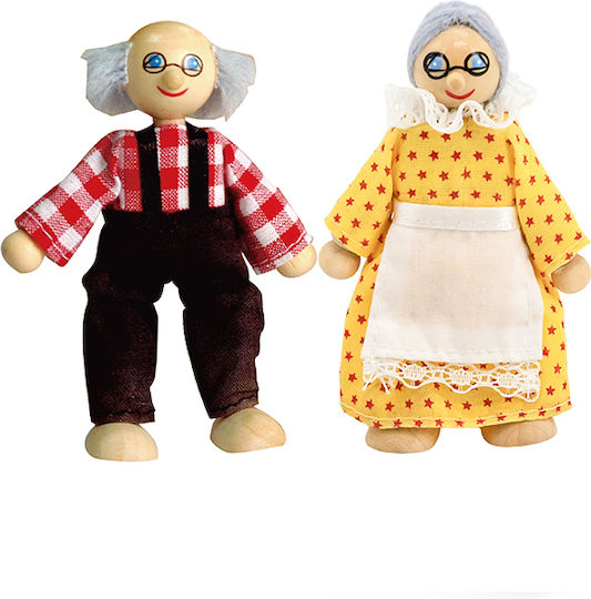 Viga Toys Ξύλινο Κουκλόσπιτο 26.5εκ.