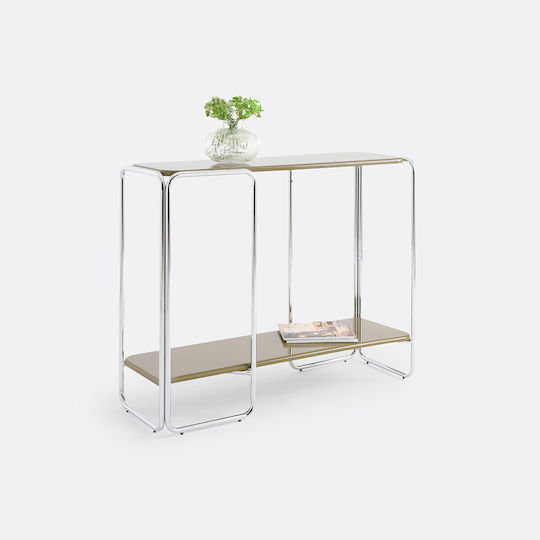 Lacquered Console Double Surface W35xL105xH84cm Lacquered Console Double Surface W35xL105xH84cm