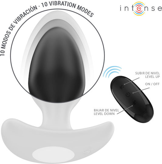 Intense Anal Plug with Wireless Functionality and Vibration Black