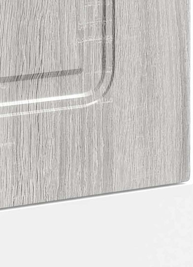 Kalmar Dishwasher Panel Gray Sonoma 45x1.5x67 Cm Gray 45 X 1.5 X 67 Cm