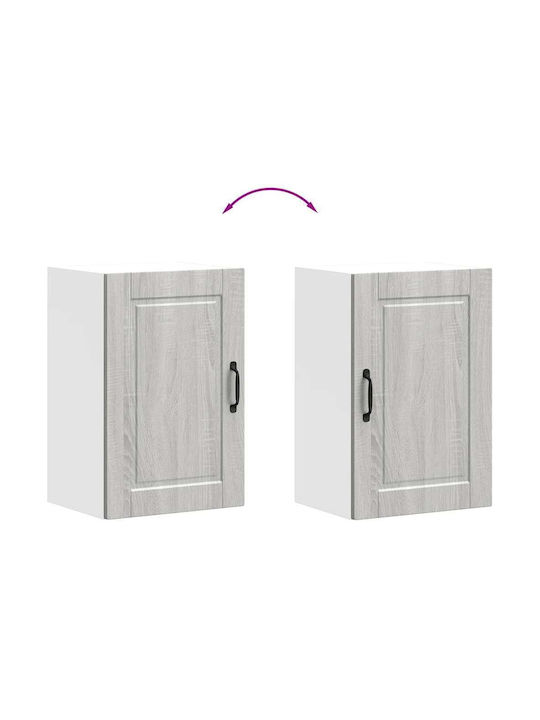 Vidaxl Kitchen Wall Cabinet Porto Gray Sonoma 40x31x60cm 1 Piece Gray