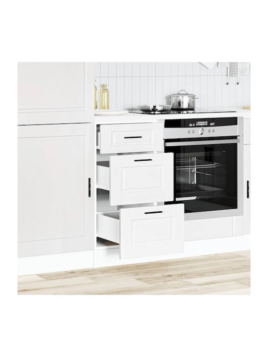 Vidaxl Kitchen Base Cabinet Porto White Engineered Wood