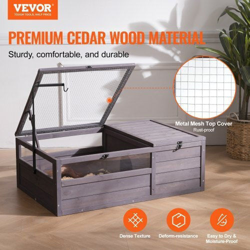 Vevor Reptile Terrarium Gray