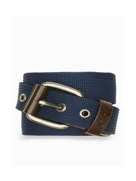 Tokyo Laundry Men's Webbing Belt Belt Navy Blue