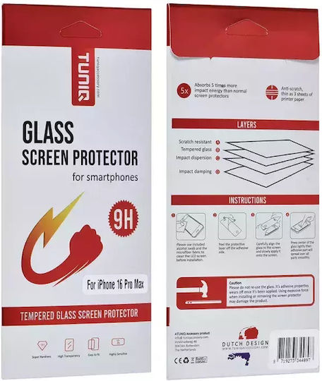 Tuniq Tempered Glass (iPhone 17 Pro Max / iPhone 16 Pro Max)