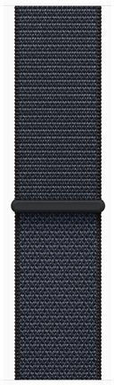 Apple Watch Series 10 Aluminium 46mm Waterproof with Heart Rate Monitor (Jet Black with Ink Sport Loop)