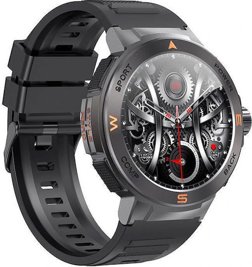 BlitzWolf BW-AT5 Smartwatch με Παλμογράφο (Μαύρο)