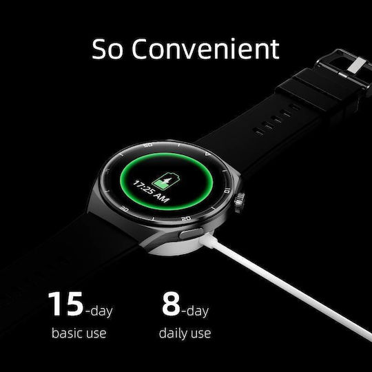 QCY GT S3 Smartwatch with Heart Rate Monitor (Gray)