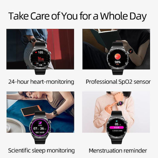 QCY GT S3 Smartwatch with Heart Rate Monitor (Gray)