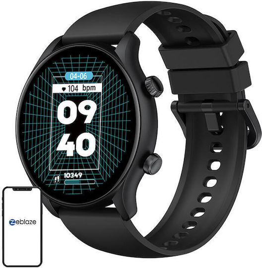 Zeblaze Btalk 3 Plus Smartwatch with Heart Rate Monitor (Black)