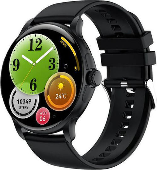 Colmi V72 50mm Smartwatch με Παλμογράφο (Μαύρο)