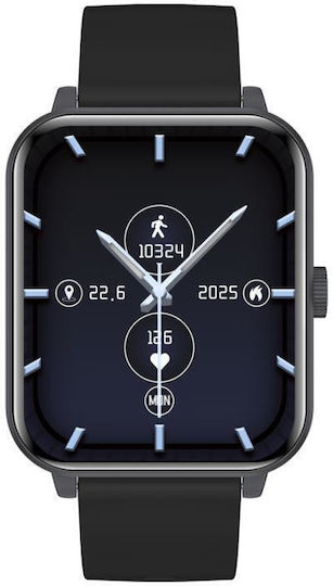 MyPhone Classic 2 Smartwatch με Παλμογράφο (Μαύρο)