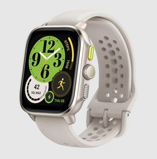 Amazfit Cheetah (Square) 45mm Waterproof Smartwatch with Heart Rate Monitor (Winner Champagne)