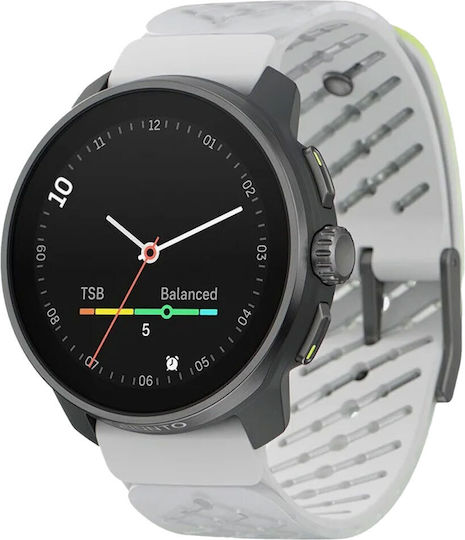 Suunto Race S Titanium 45mm Waterproof Smartwatch with Heart Rate Monitor (Canary)