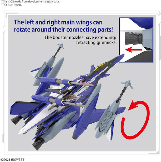 Bandai Spirits Macross YF-29 Durandal Valkyrie (Maximilian Jenius Use) Collectible Figure in Scale 1:100