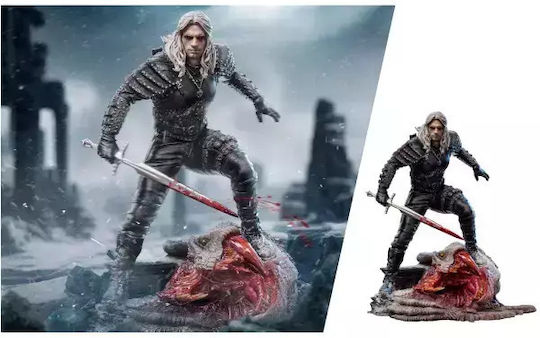 Iron Studios The Witcher: Geralt of Rivia Netflix Φιγούρα ύψους 33εκ. σε Κλίμακα 1:10