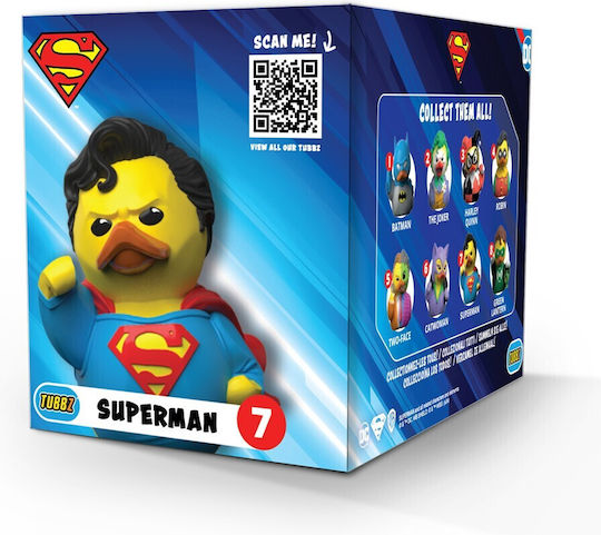 Dc Comics Boxed Tubbz Superman #7 Φιγούρα Παπάκι Μπάνιου 10cm