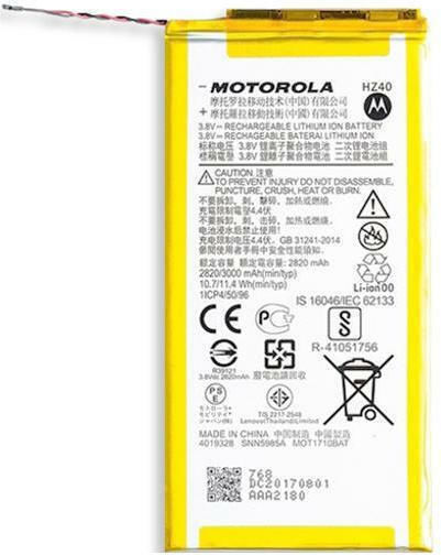 Motorola HZ40 Заместителна батерия 3000mAh за Moto Z2 Play